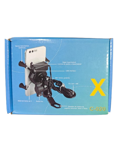 Suporte de celular em X